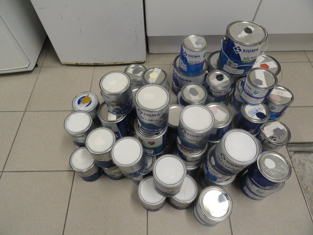 PARTIJ SIGMA S2U NOVA  LAK EN PRIMER WATERGEDRAGEN WIT, Wit, Nieuw, Ophalen of Verzenden, Lak