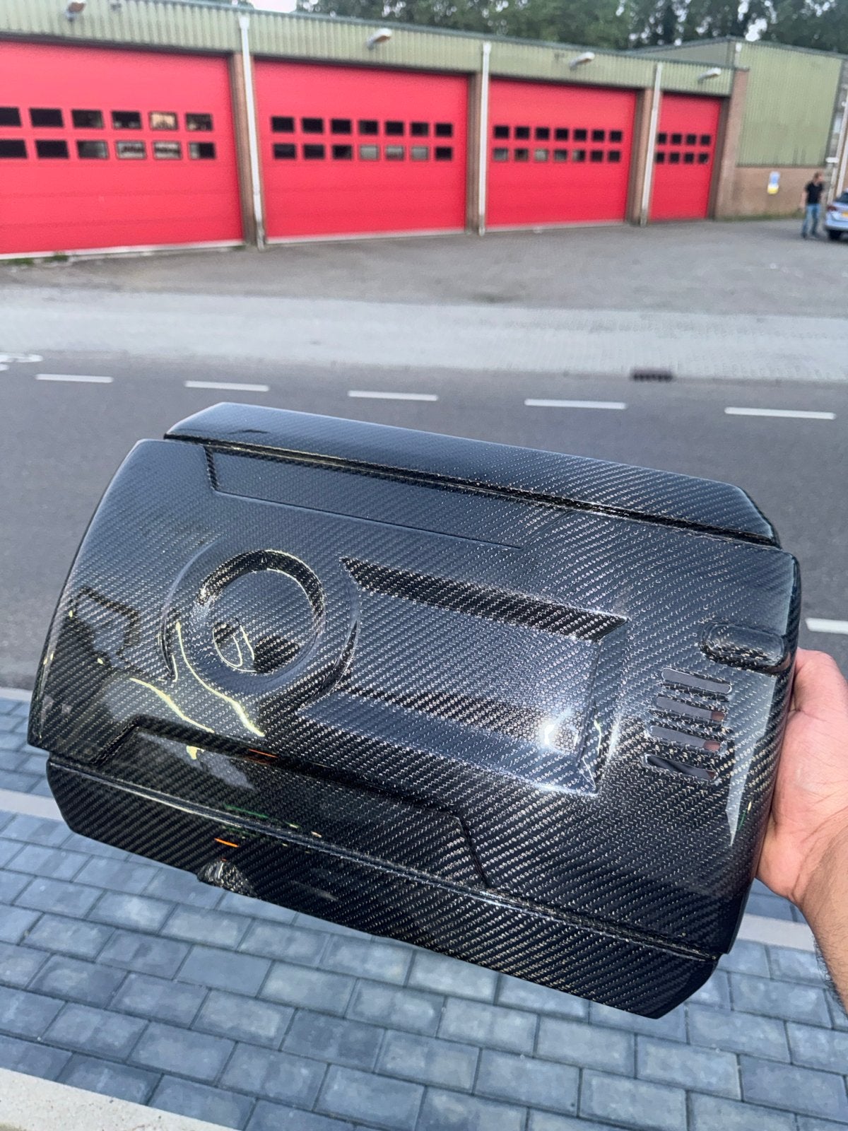 Carbon Fiber Motorkap Cover Golf 7 GTI R Nieuwstaat, Auto-onderdelen, Nieuw, Ophalen of Verzenden, Motorkap, Volkswagen