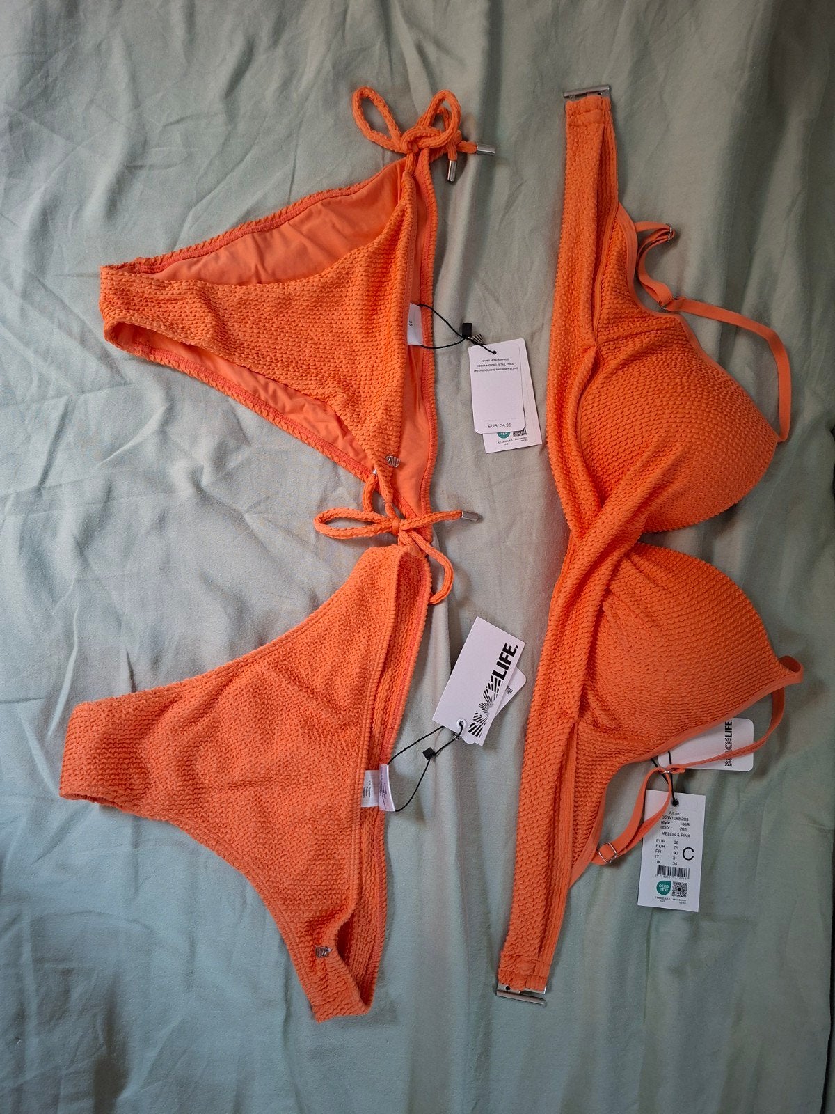 Nieuwe Beachlife bikini met 2 broekjes, Kleding | Dames, Badmode en Zwemkleding, Beachlife, Nieuw, Oranje, Ophalen of Verzenden