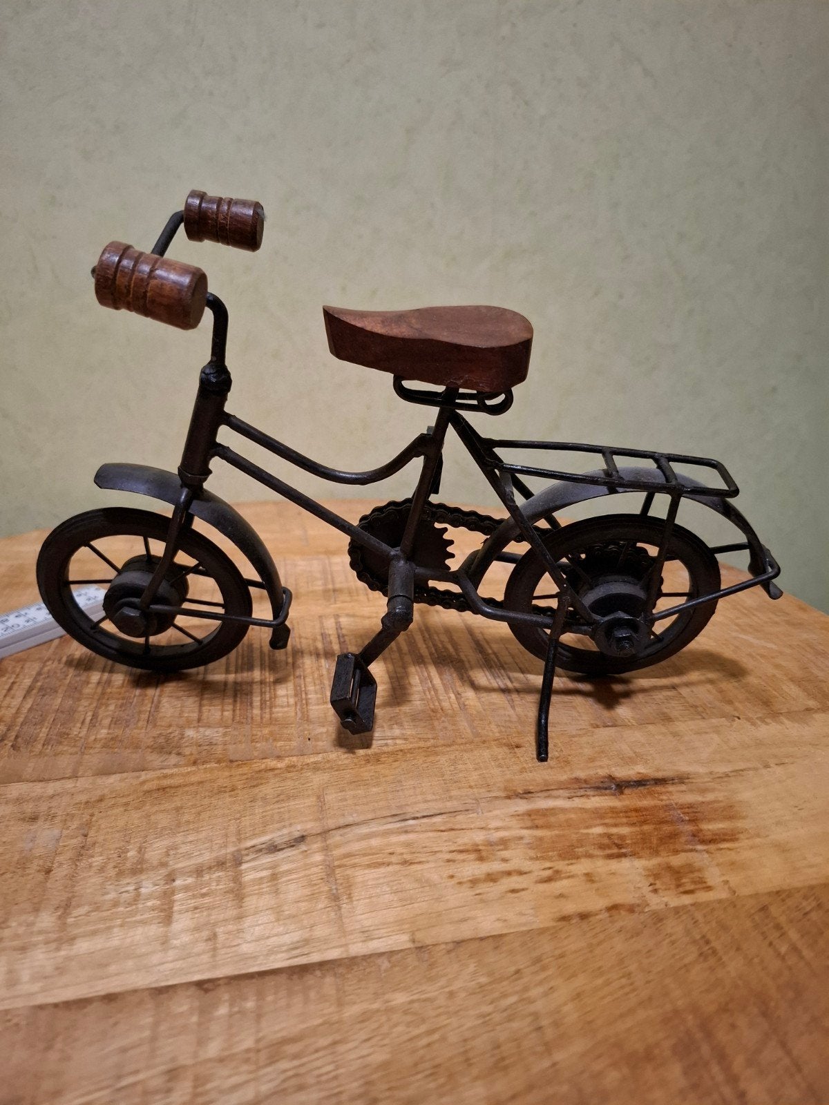Vintage Metaal Fietsmodel - Retro Design 29x19x10 cm, Ophalen of Verzenden, Zo goed als nieuw