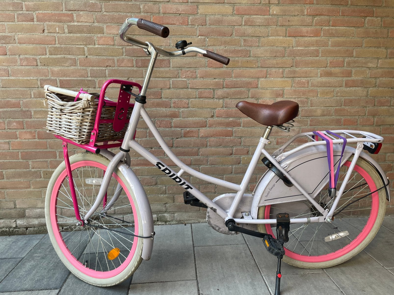 Te koop spirit cargo meisjesfiets 24inch, Fietsen en Brommers, Fietsen | Meisjes, Gebruikt, 24 inch, Terugtraprem, Ophalen