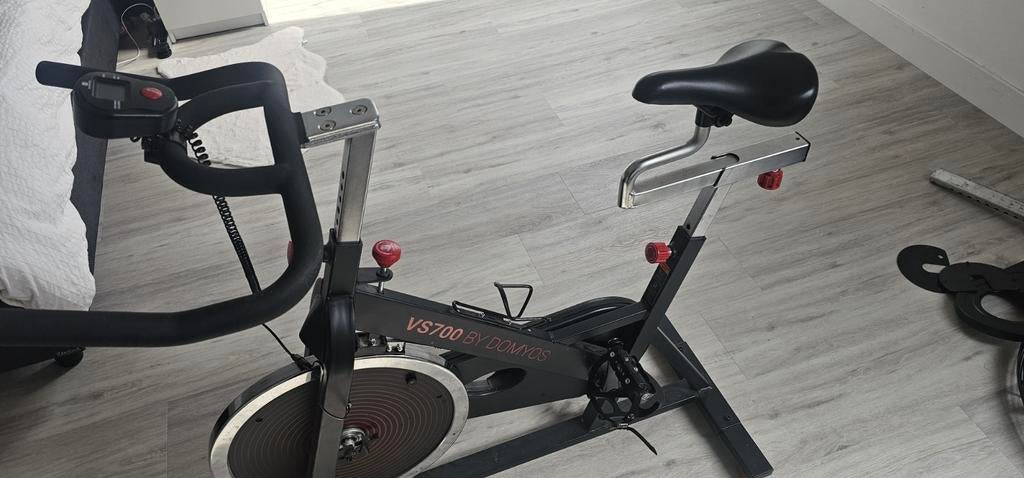 Domyos VS700 Spinningfiets - Nog steeds goed, Gebruikt, Spinningfiets, Ophalen of Verzenden, Metaal