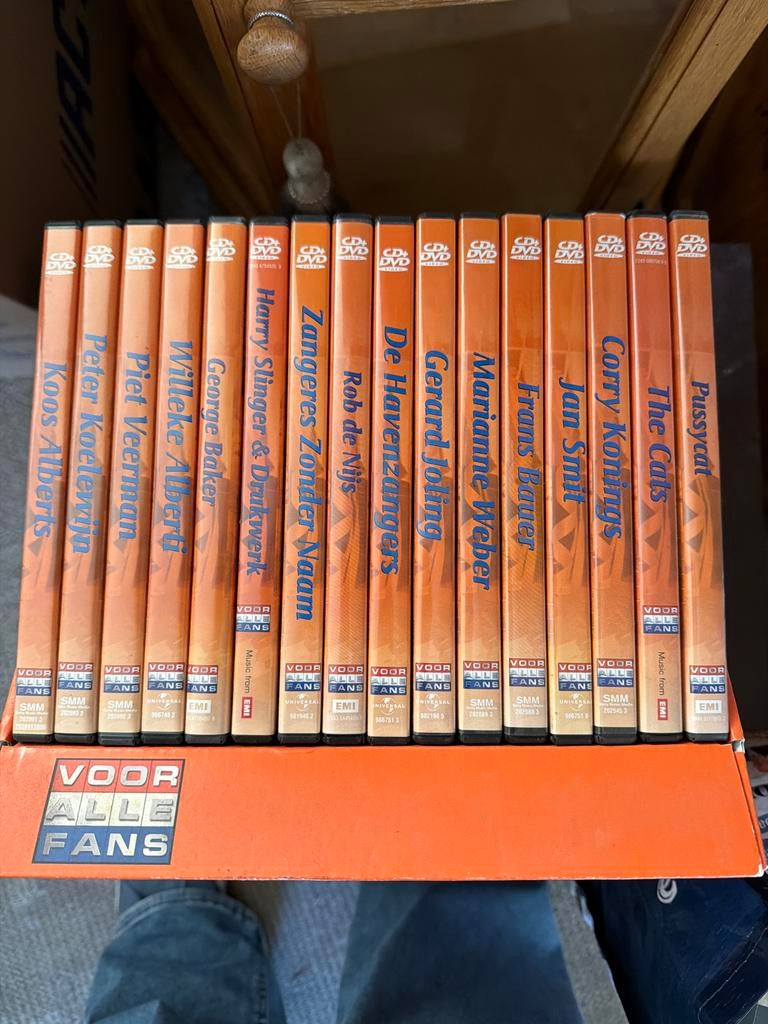 Collectie 16 Nederlandstalige Muziek DVD's - Diverse Artiest, Muziek, Gebruikt, Alle leeftijden, Boxset