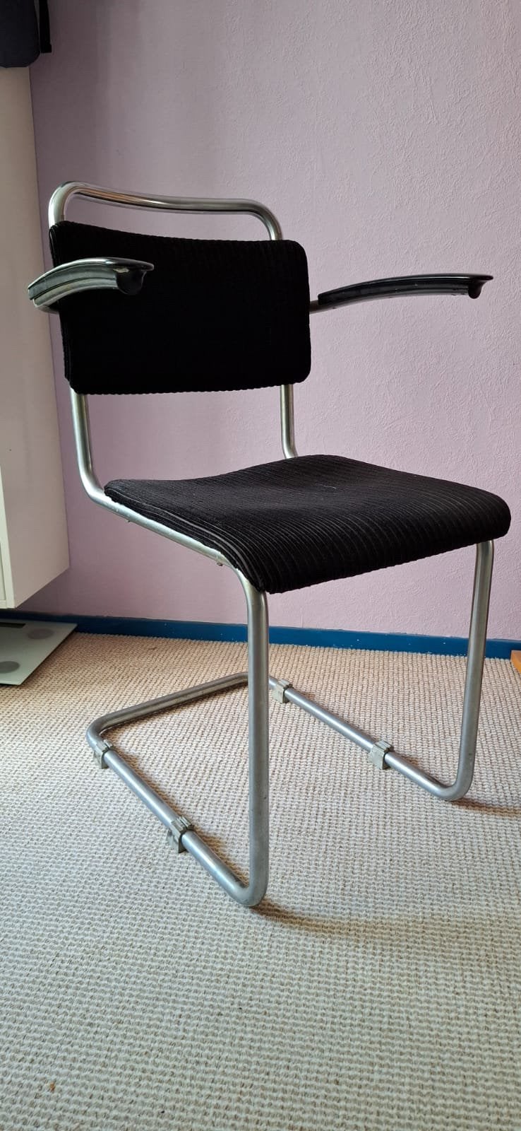 Vintage retro stoel zgan, Ophalen, Zo goed als nieuw, Eén