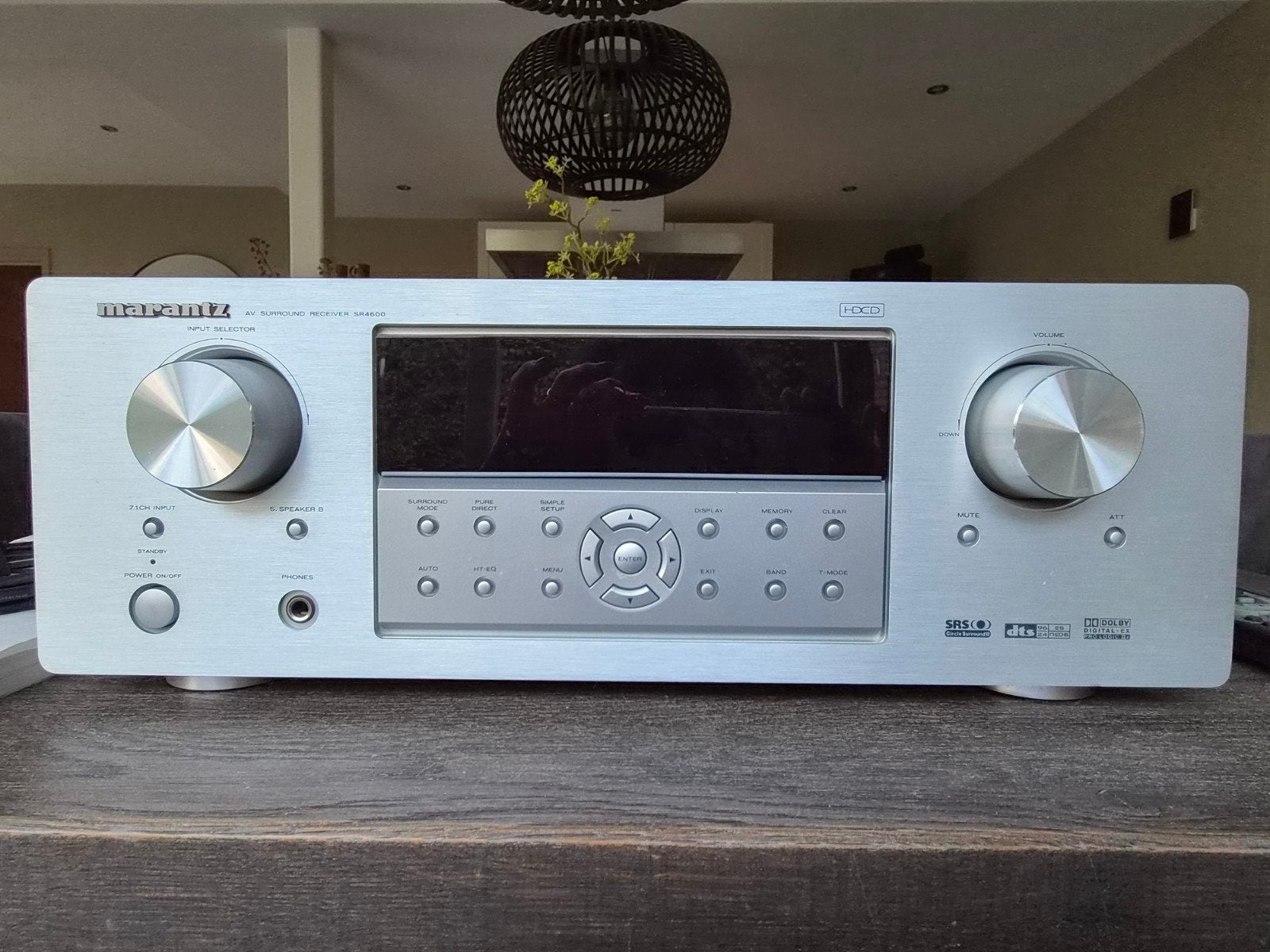 Marantz SR4600 AV Surround Receiver - Zilver, Marantz, Ophalen of Verzenden, Zo goed als nieuw, 60 tot 120 watt
