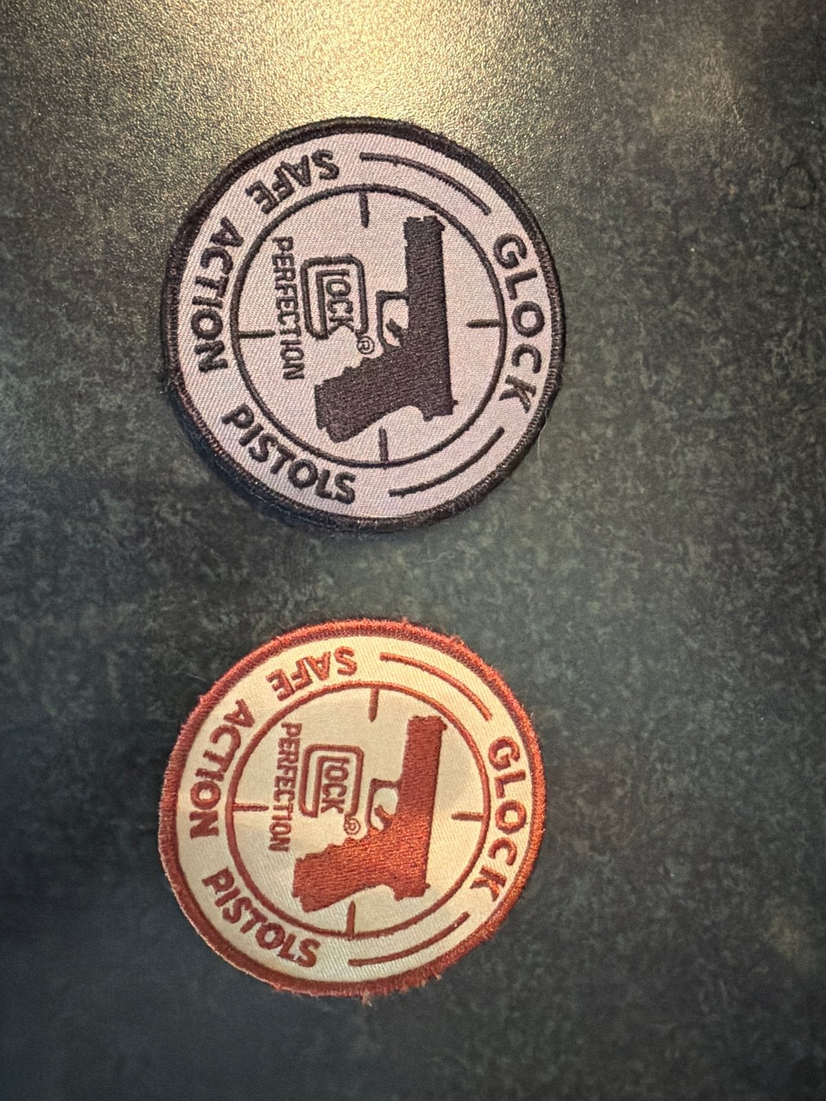 Glock Safe Action Pistols Patches - Set van 2, Ophalen of Verzenden, Zo goed als nieuw, Merk