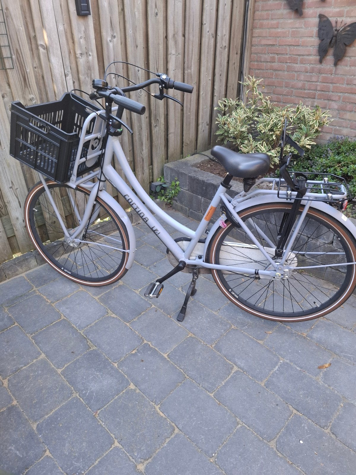 Cortina dames fiets kleur ice blue frame maat 51 cm, Fietsen en Brommers, 50 tot 53 cm, Ophalen, Gebruikt, Versnellingen