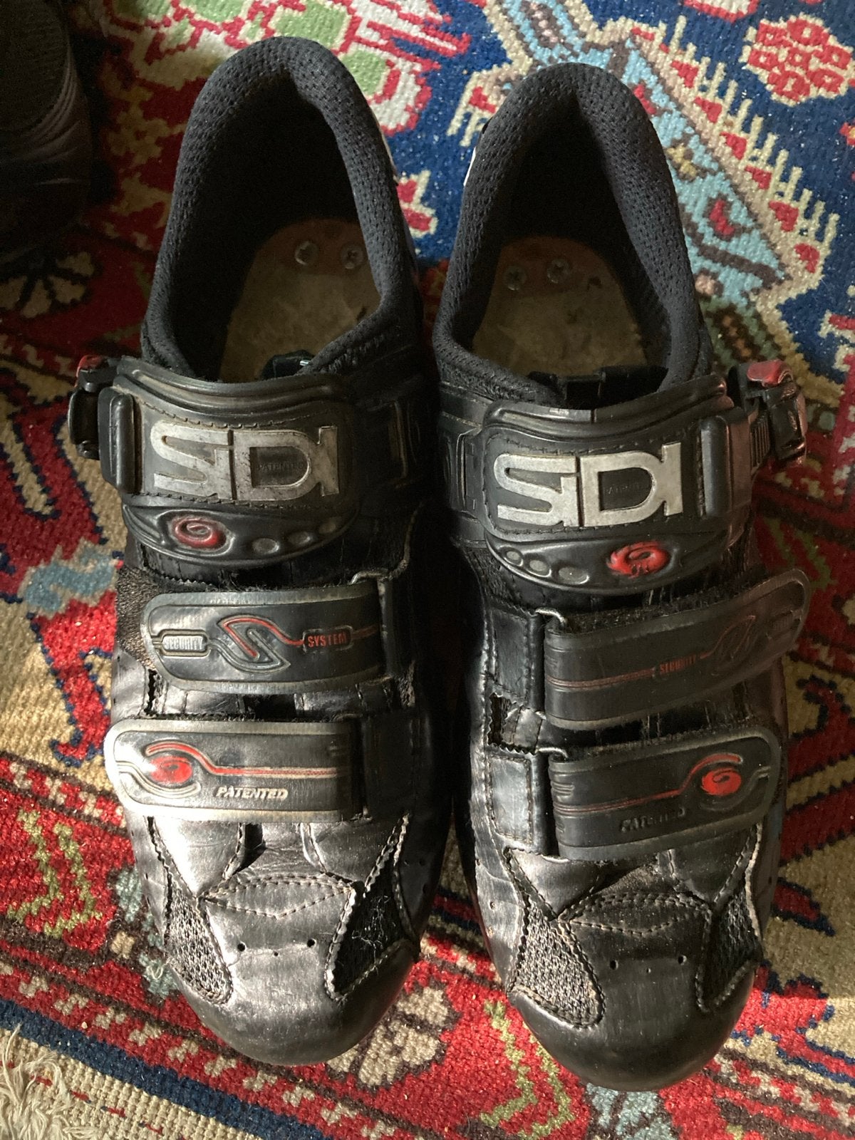 Sidi fietsschoenen, maat 40, spd, zwart, Fietsen en Brommers, Fietsaccessoires | Fietskleding, Gebruikt, Heren, Schoenen, Overige maten