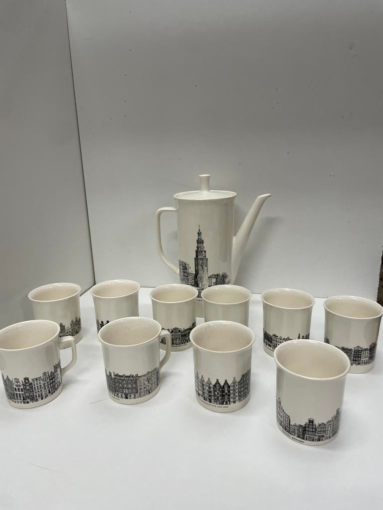 Villeroy & Boch "Amsterdamse Grachten" Servies H.E. Roodenbu, Antiek en Kunst, Antiek | Servies compleet, Ophalen