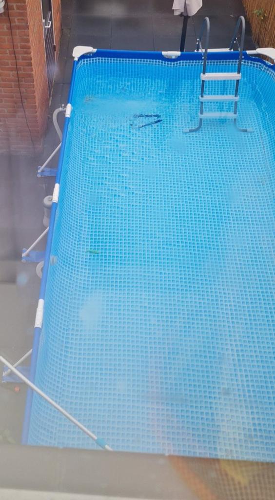 Intex Opzetzwembad Rechthoekig 4.50m x 2.20m, Ophalen, 200 tot 300 cm, 80 tot 120 cm, Zo goed als nieuw