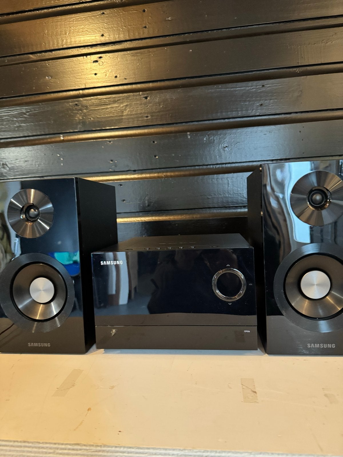 Samsung MM-C330D Micro Component System met DVD en Speakers, Ophalen, Gebruikt, Dvd-speler, Microset