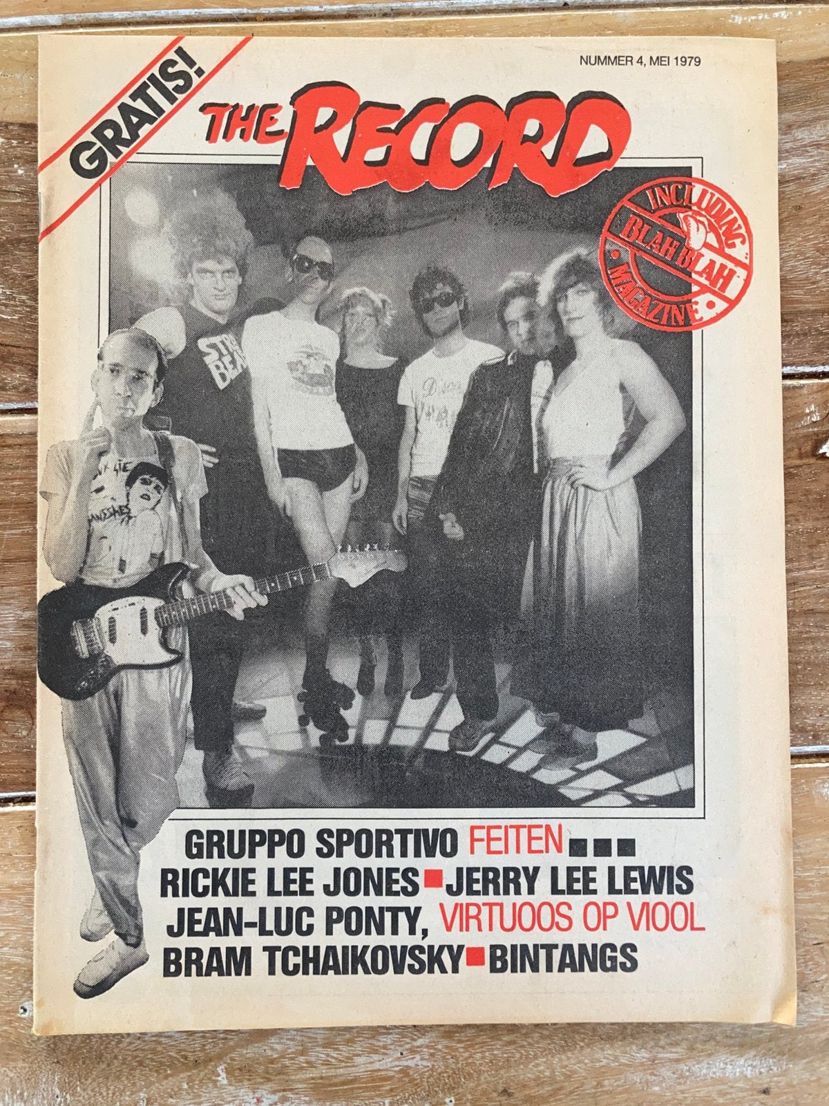 Muziekkrant THE RECORD Rickie Lee Jones BINTANGS Blackfoot, Boeken, Ophalen of Verzenden, Muziek, Film of Tv
