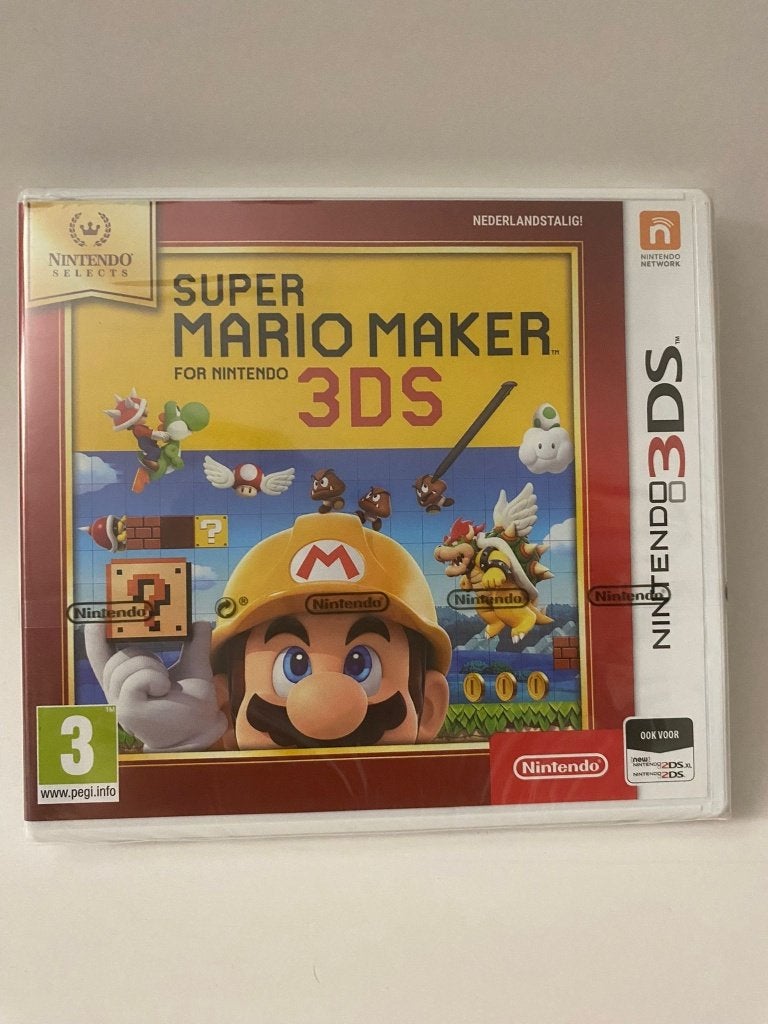 Nieuw spel Super Mario Maker Selects SEALED 3ds, Spelcomputers en Games, Avontuur en Actie, 1 speler, Nieuw, Ophalen of Verzenden