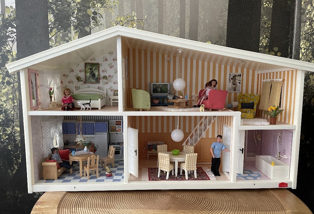 Lundby compleet ingericht poppenhuis, Ophalen of Verzenden, Zo goed als nieuw, Poppenhuis