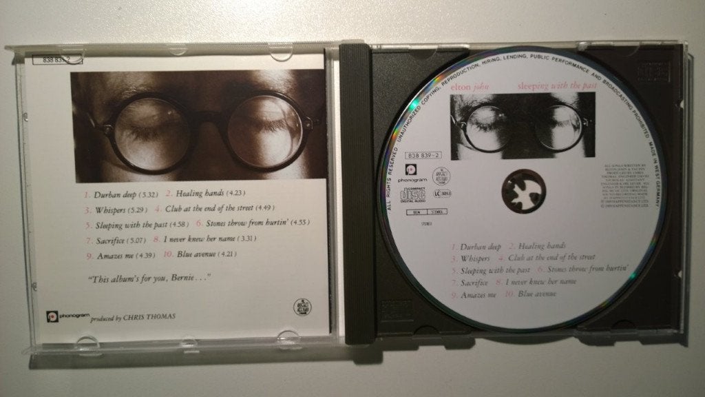 Elton John - Sleeping With The Past, Ophalen of Verzenden, Zo goed als nieuw, Pop, Album