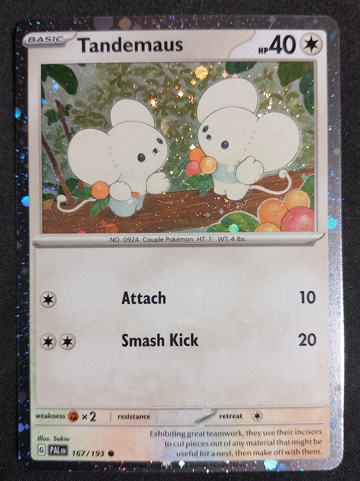 Pokemon Tandemaus 167/193 Paldea Cosmos Promo Excellent, Verzenden