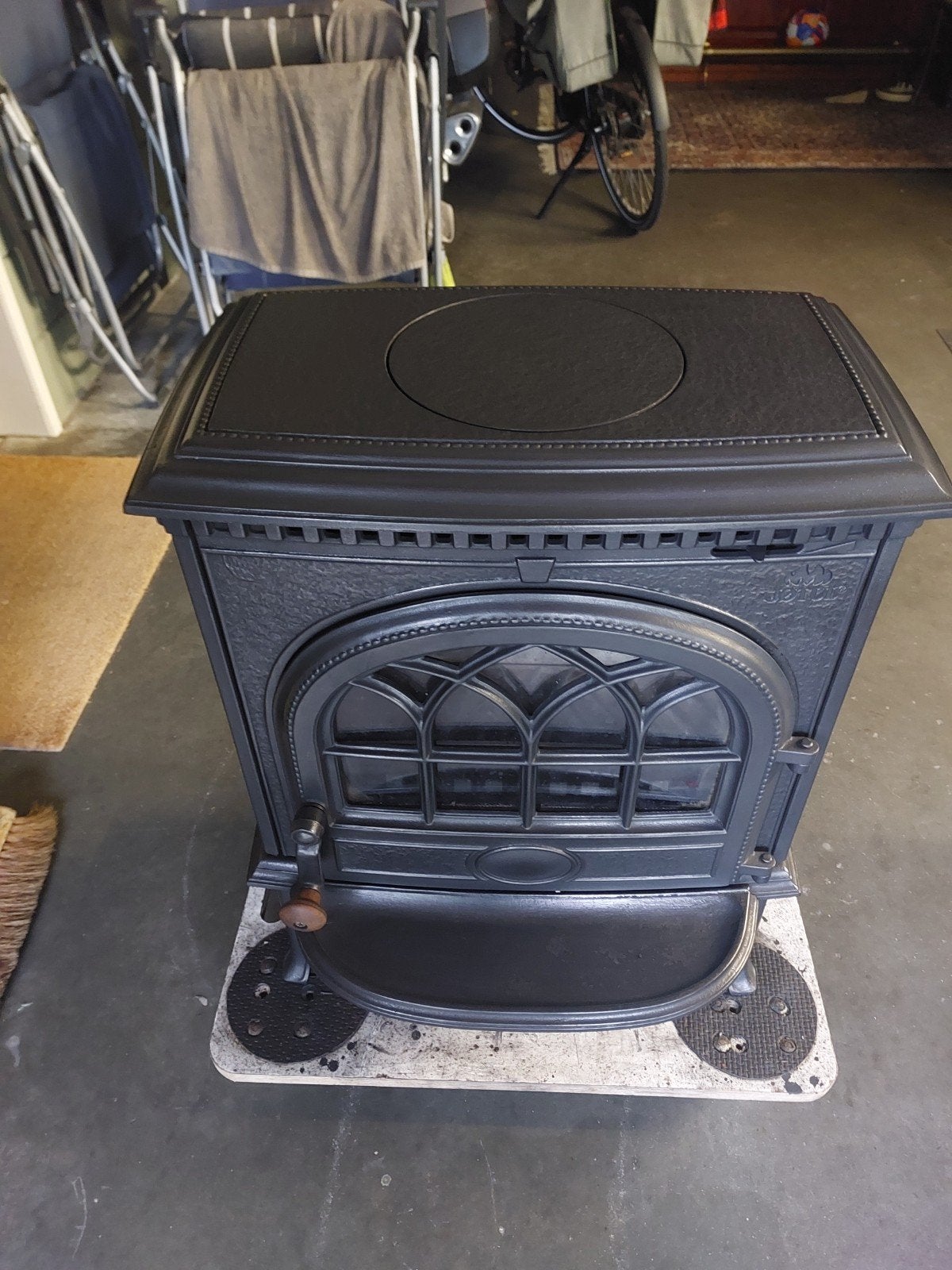Jotul 3 TD houtkachel, Huis en Inrichting, Ophalen, Gebruikt, Houtkachel, Vrijstaand