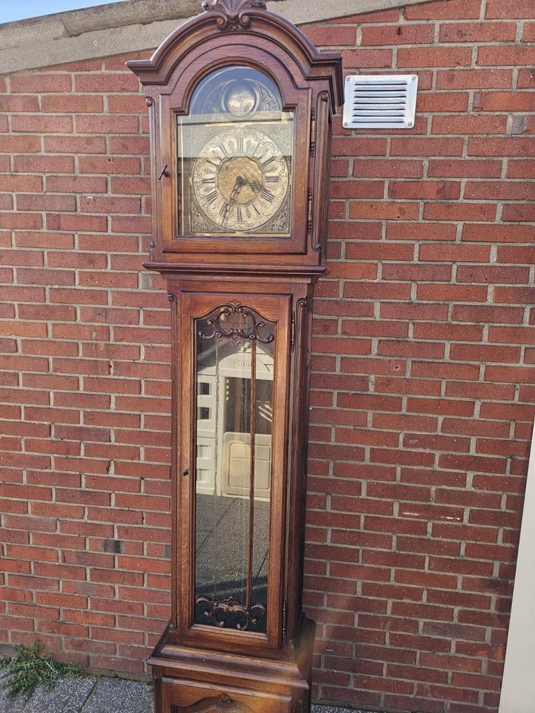 Antieke Grote Staande Klok - Prachtig Uurwerk, Antiek en Kunst, Ophalen