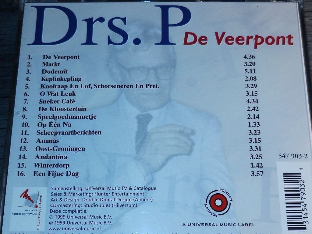 Drs. P - De Veerpont, Ophalen of Verzenden, Zo goed als nieuw, Levenslied of Smartlap