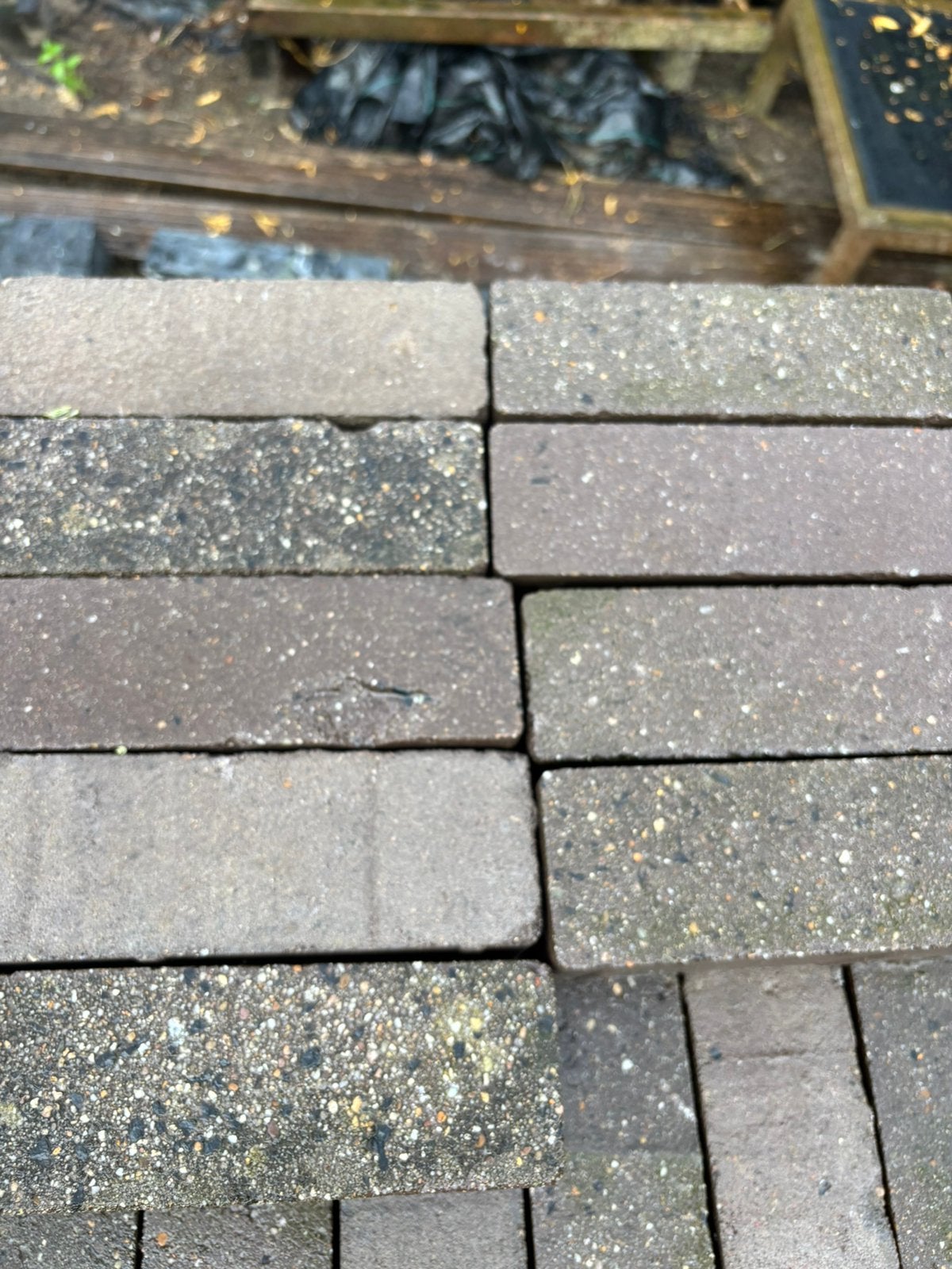 Stenen pad 17m2 en 50 euro erbij, Tuin en Terras, Ophalen, Gebruikt, Minder dan 5 m², Beton