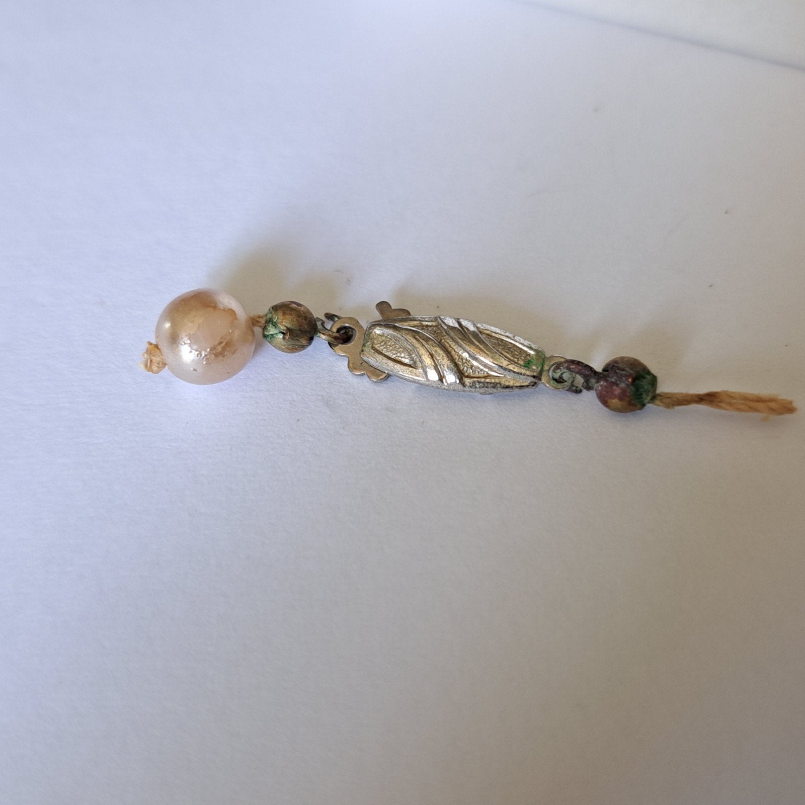 oud zilver gekeurd slotje, Sieraden, Tassen en Uiterlijk, Antieke sieraden, Verzenden, Zilver