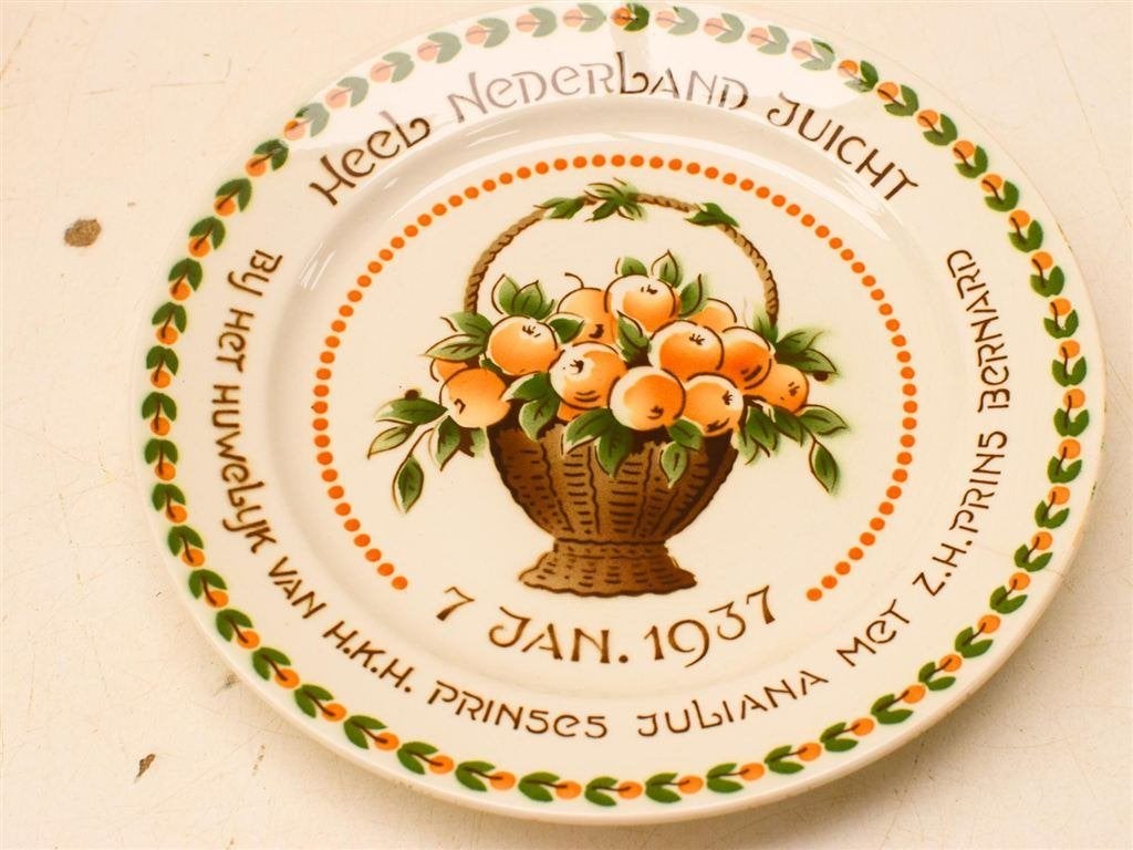 Porseleinen Herdenkings bord 51665, Ophalen of Verzenden, Gebruikt
