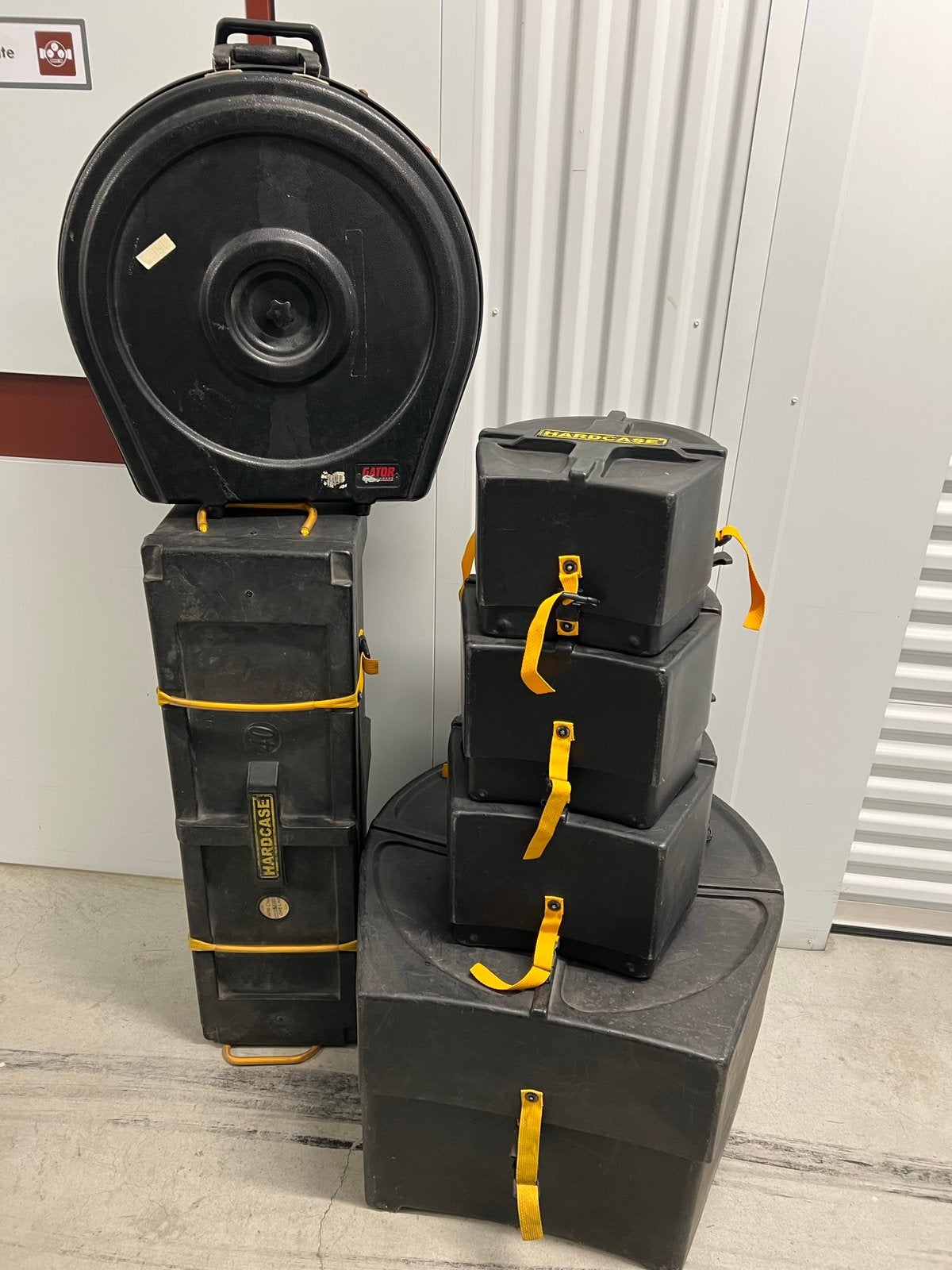 Hard Case voor drumstel 6 delig, Ophalen, Gebruikt, Overige instrumenten, Flightcase