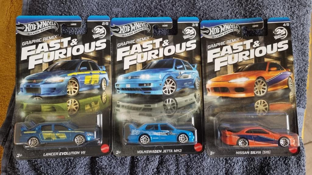 Hot Wheels Fast & Furious Graphic Remix Set (3 stuks), Ophalen of Verzenden, Nieuw