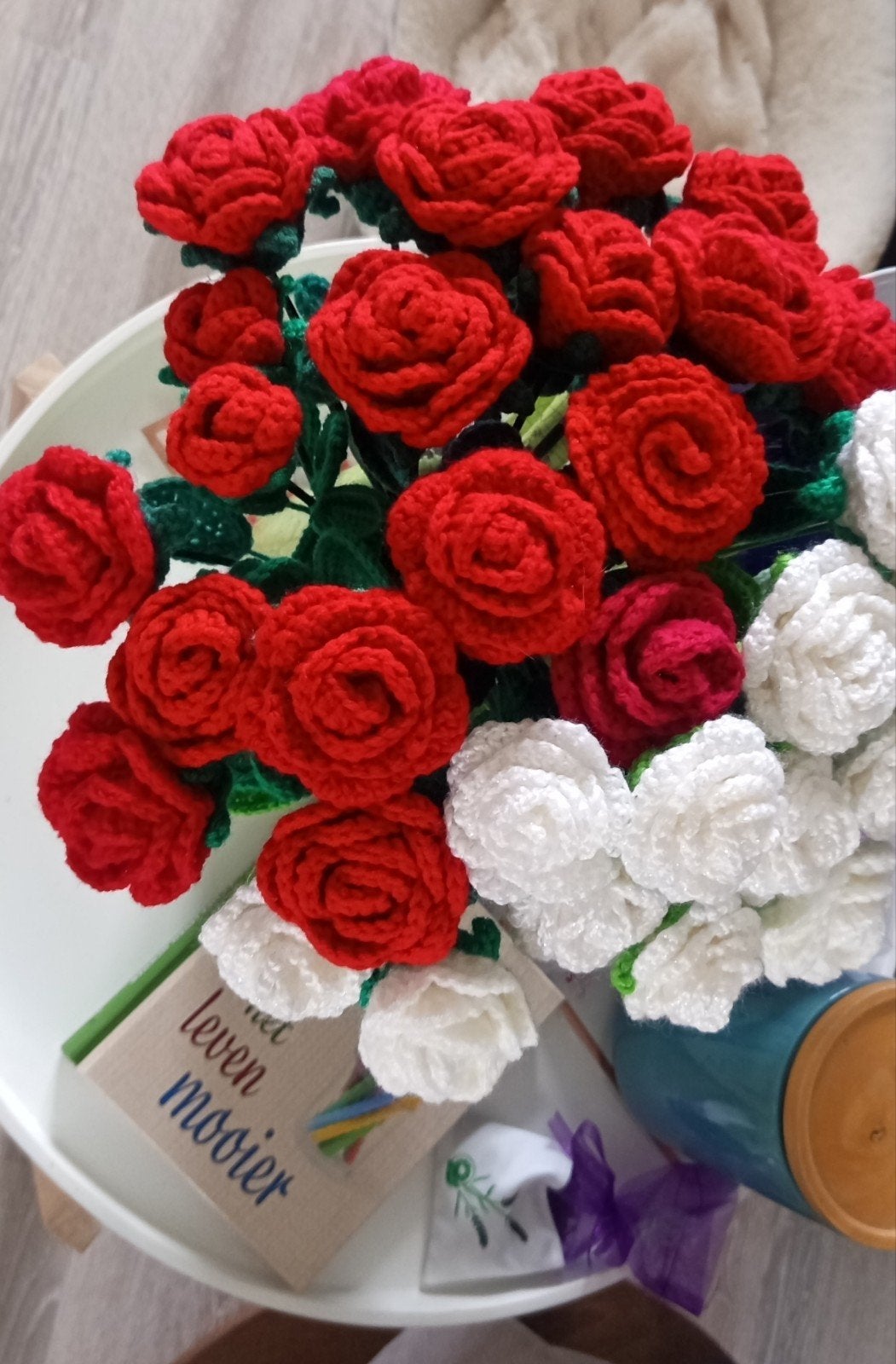 Prachtige gehaakte bloemen - Diverse kleuren en soorten, Ophalen of Verzenden