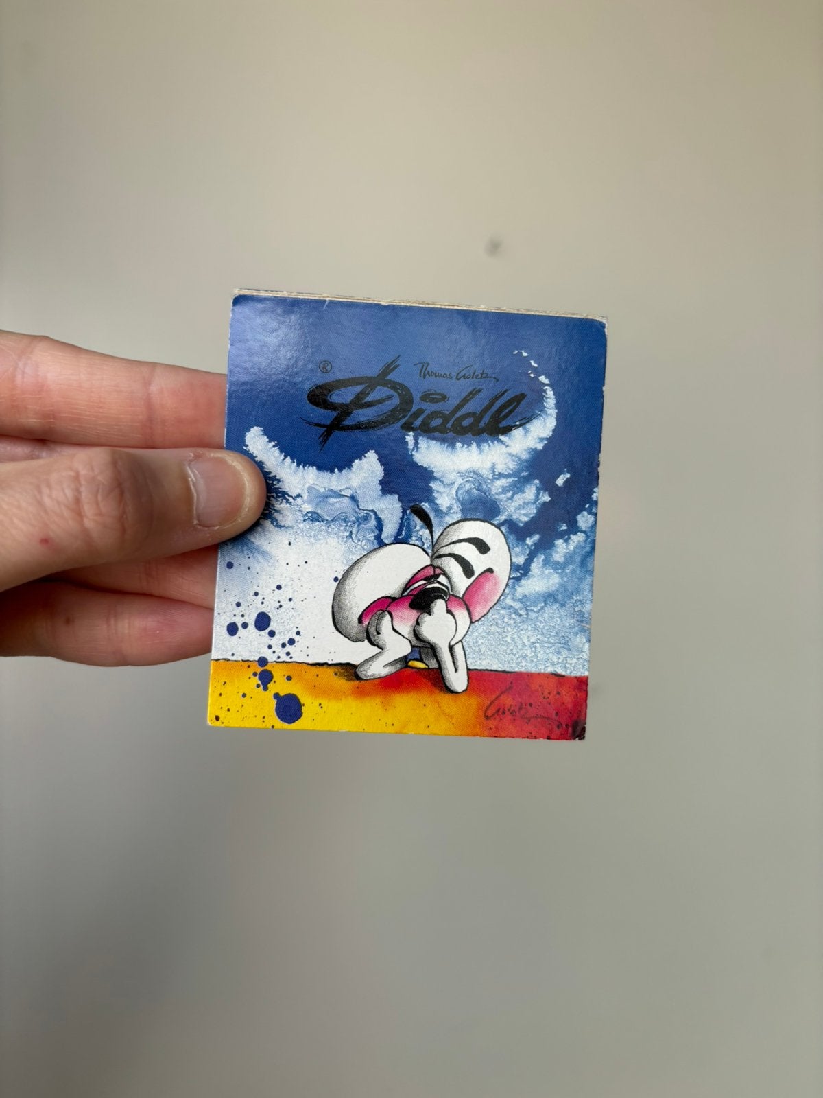 Diddl plak memo blok nummer 24 zeldzaam, Verzenden, Zo goed als nieuw, Papier, Kaart of Schrift