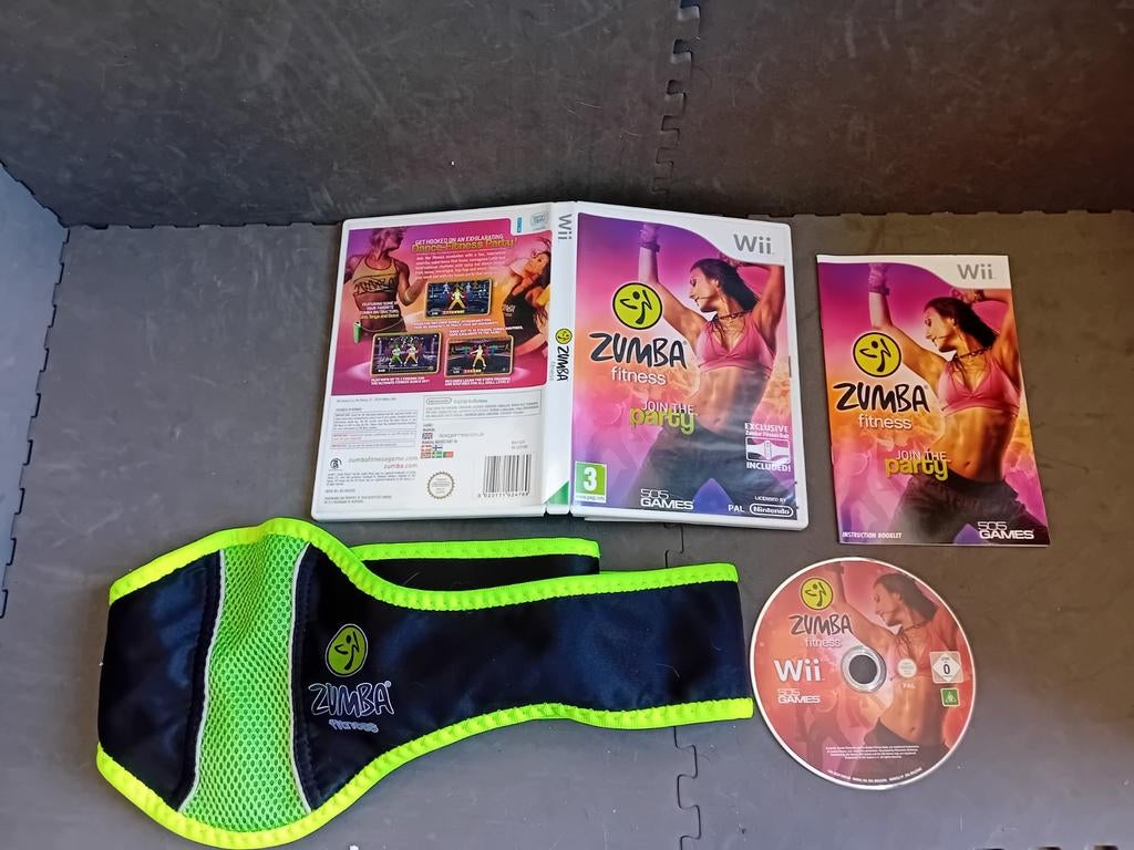 Wii spel Zumba Fitness met Zumba Fitness Belt, Gebruikt, ., 1 speler, Ophalen of Verzenden