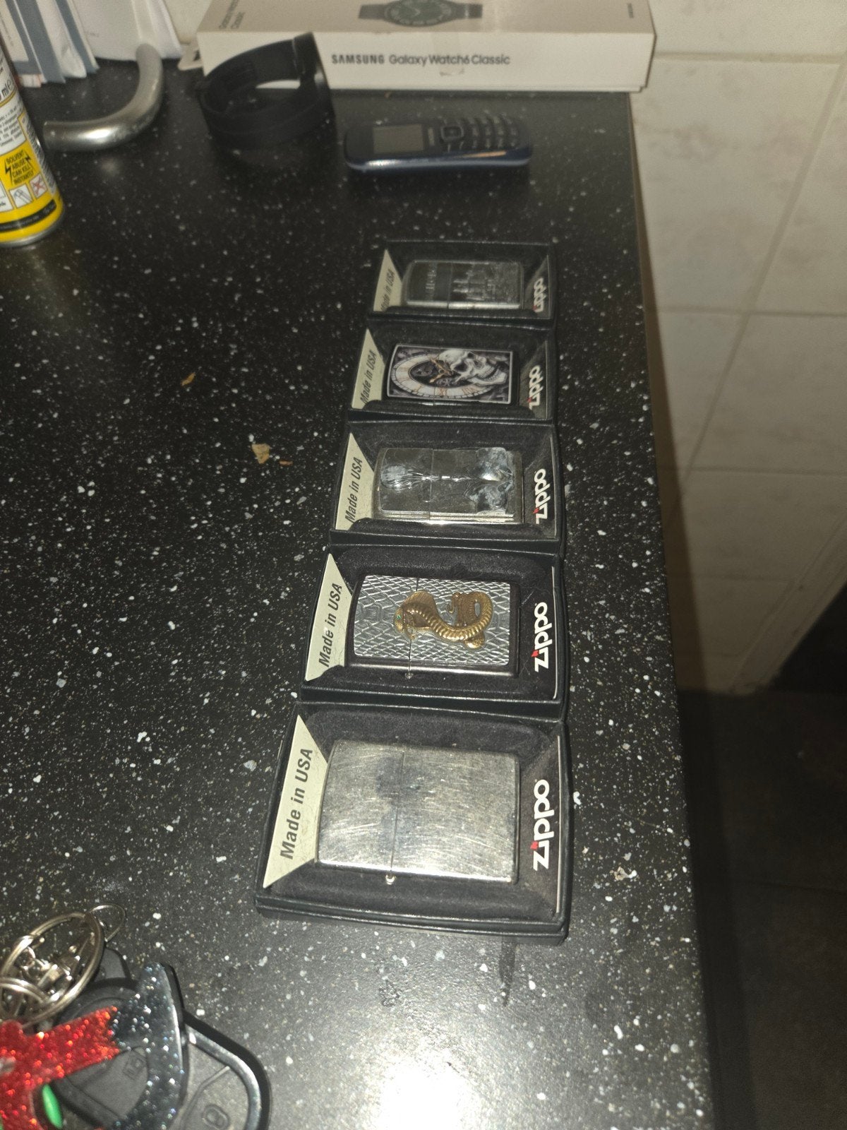 Zippo aanstekers - Diverse modellen, Made in USA, Ophalen of Verzenden, Gebruikt, Aansteker