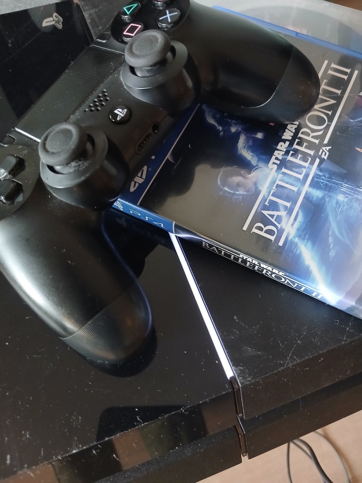 PlayStation 4 met controller en twee games (Battlefront,CoD), Ophalen, Gebruikt, Met 1 controller, Original