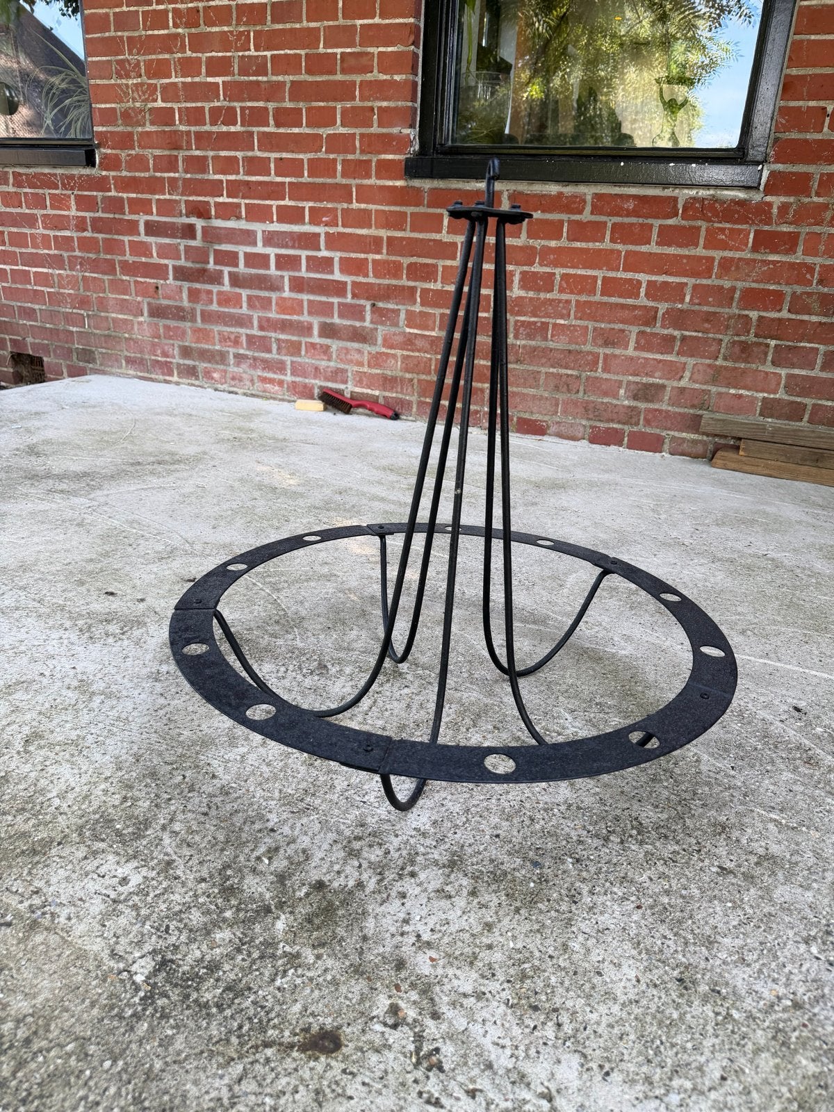 Metalen kaarsenhouder / kroonluchter 60x60 cm, Ophalen