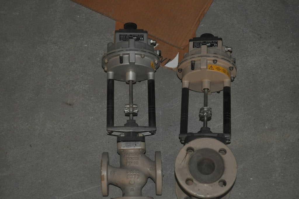 2x SAMSON pneumatische regelklep met actuator, Ophalen, Gebruikt