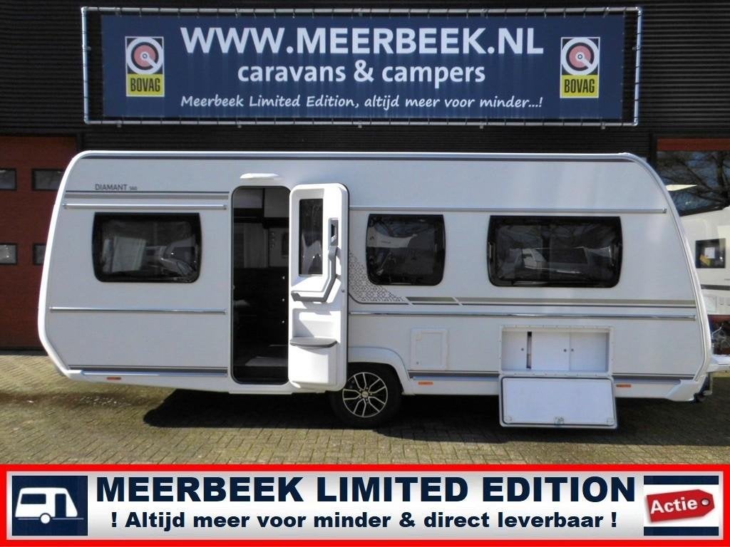Fendt Diamant 560 SGW 2026 NIEUWSTE AVILA STOF, Caravans en Kamperen, Rondzit, Particulier, Schokbreker, Overige typen