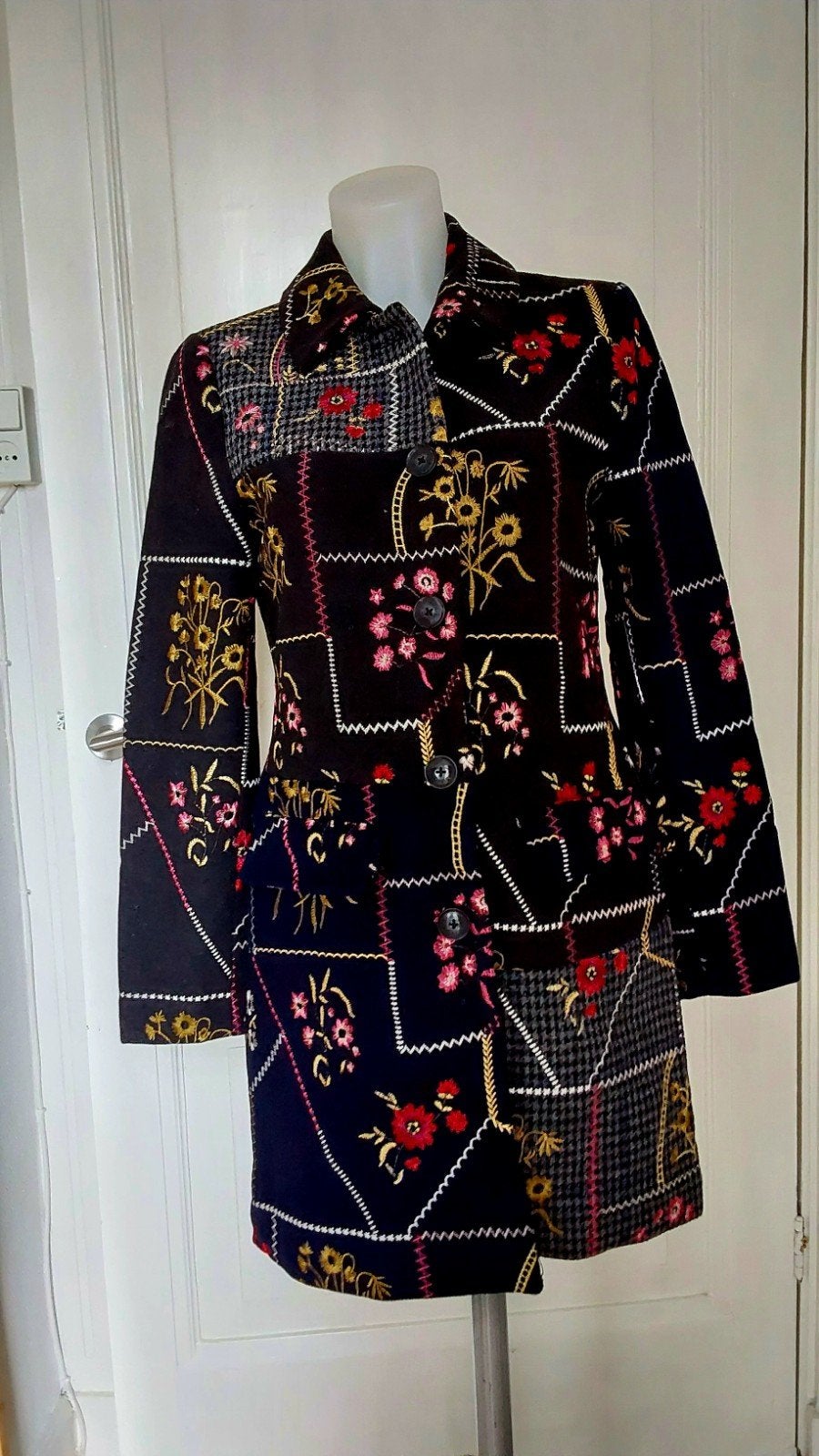 Leuke Desigual mantel maat 36, Meerkleurig, Ophalen of Verzenden, Zo goed als nieuw, Desigual
