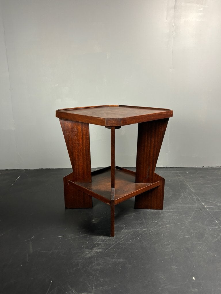 Art deco octogonale bijzettafel, Ophalen