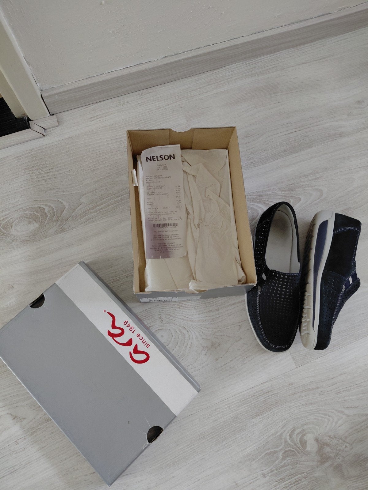 te koop blauwe ARA instappers, Ophalen, ARA, Blauw, Instappers