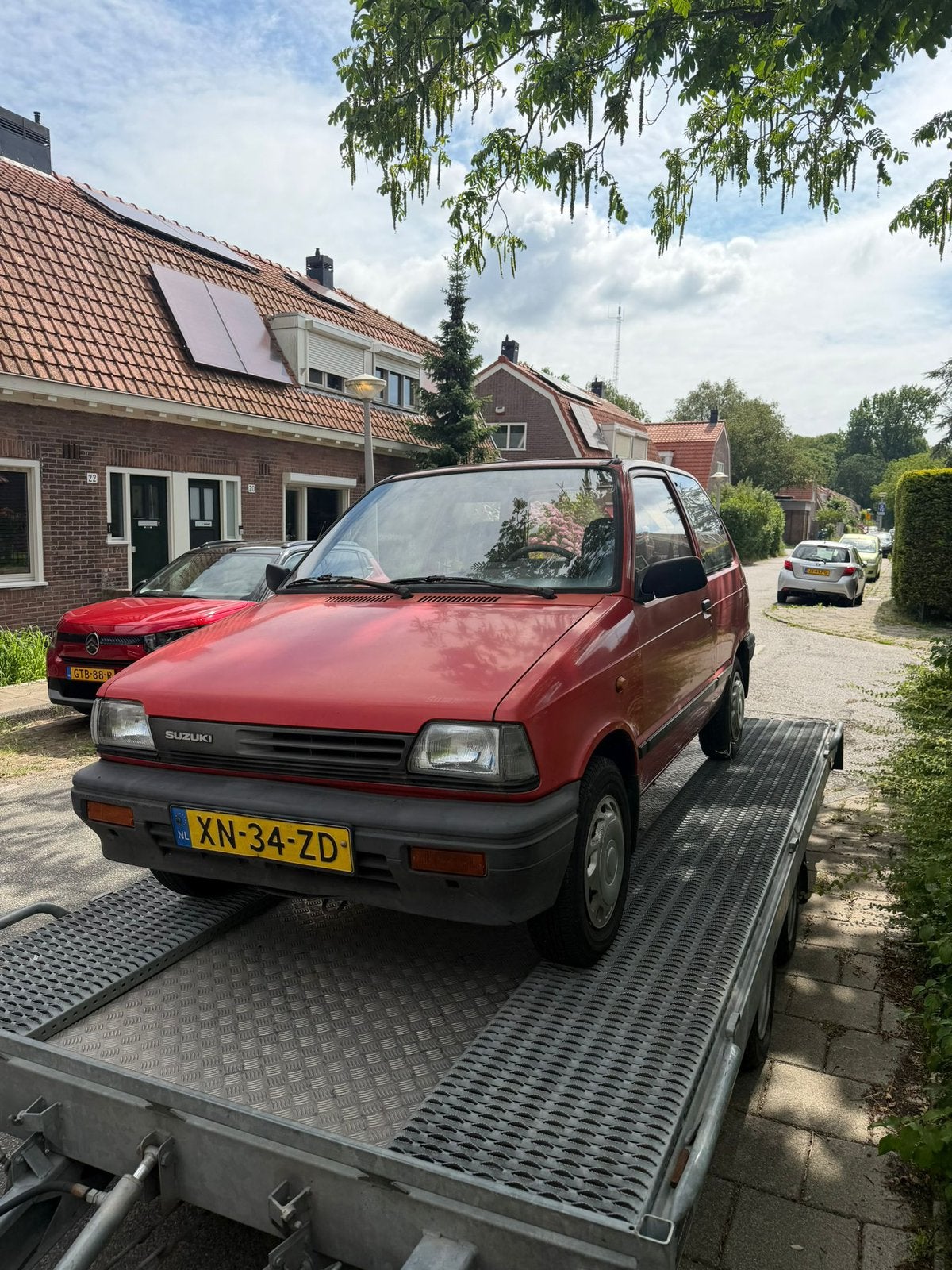 Zeldzame Suzuki Alto 0.8 GL K9 72.000 km APK + Panoramadak!, Auto's, Suzuki, Stof, Zwart, 450 kg, Handgeschakeld