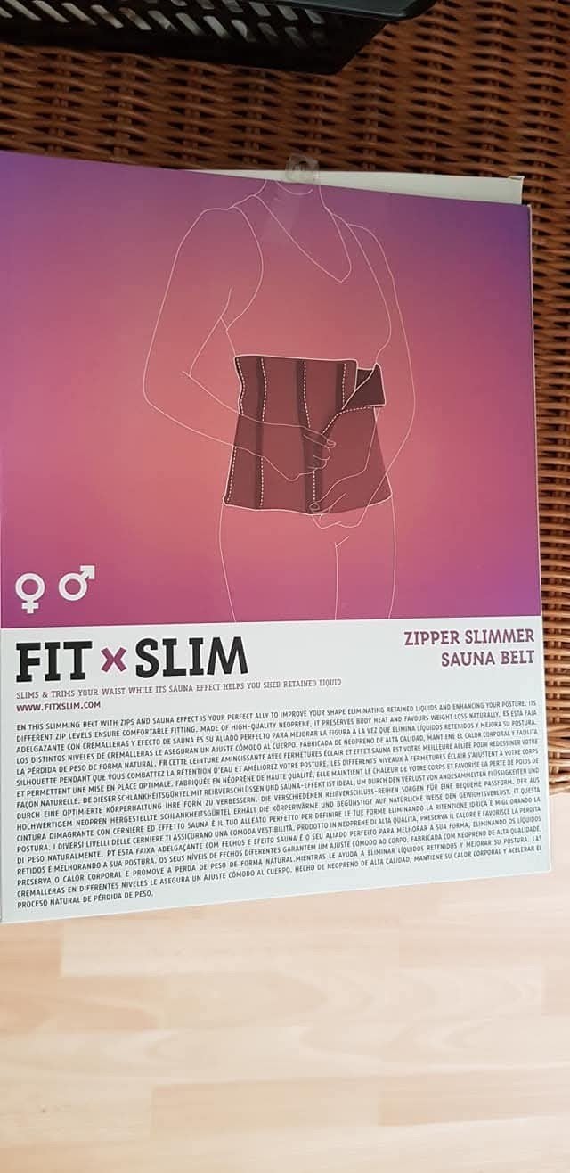 Fit x Slim Zipper Slimmer Sauna Belt, Ophalen of Verzenden, Zo goed als nieuw, Apparaat