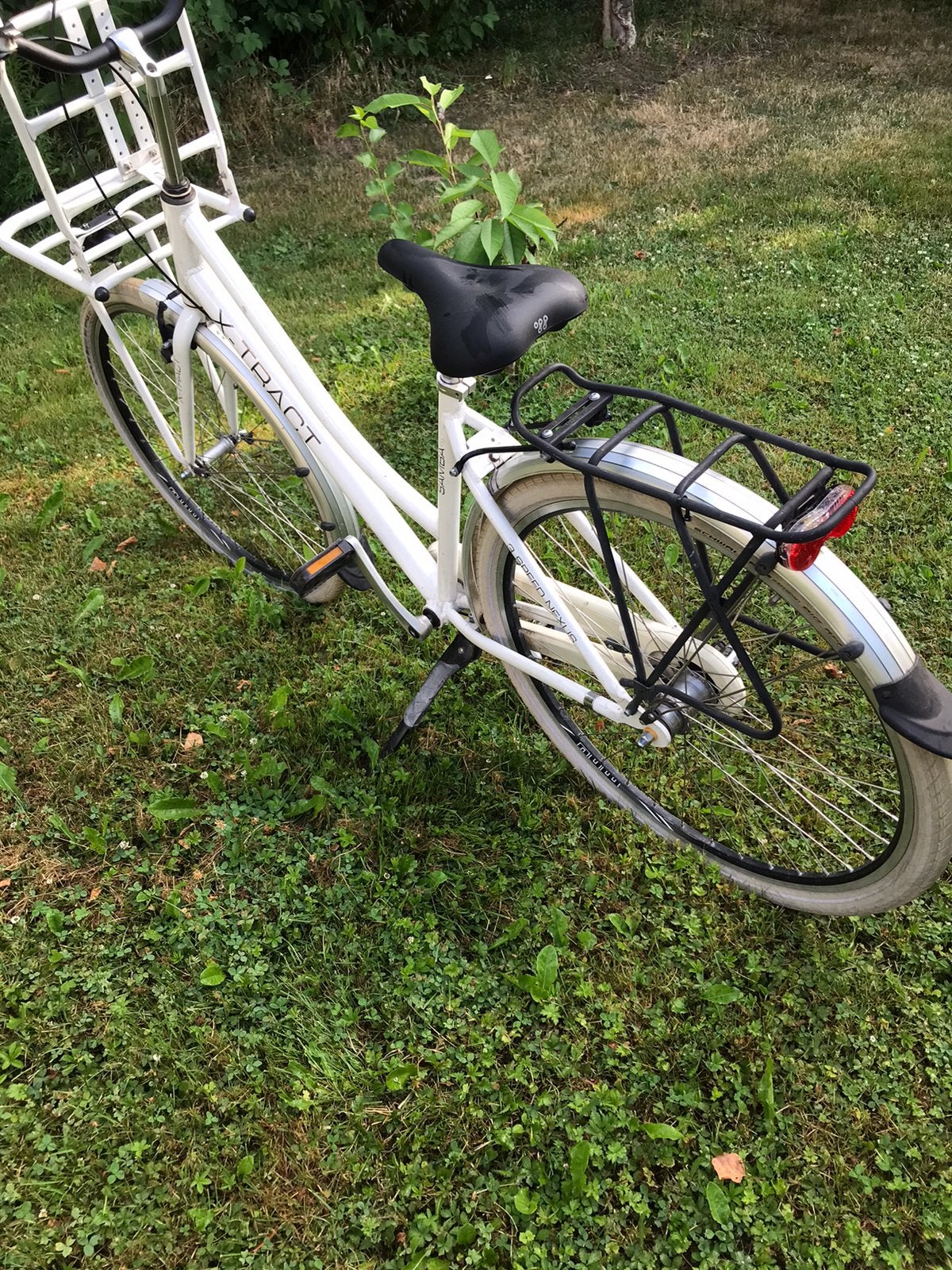 Meisjesfiets -, Terugtraprem, Gebruikt, X - Tract, Handrem