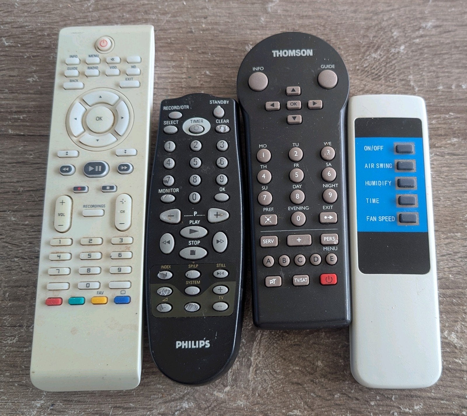 Philips & Thomson Afstandsbedieningen (TV, Recorder, Airco), Ophalen of Verzenden, Gebruikt, Origineel, Tv