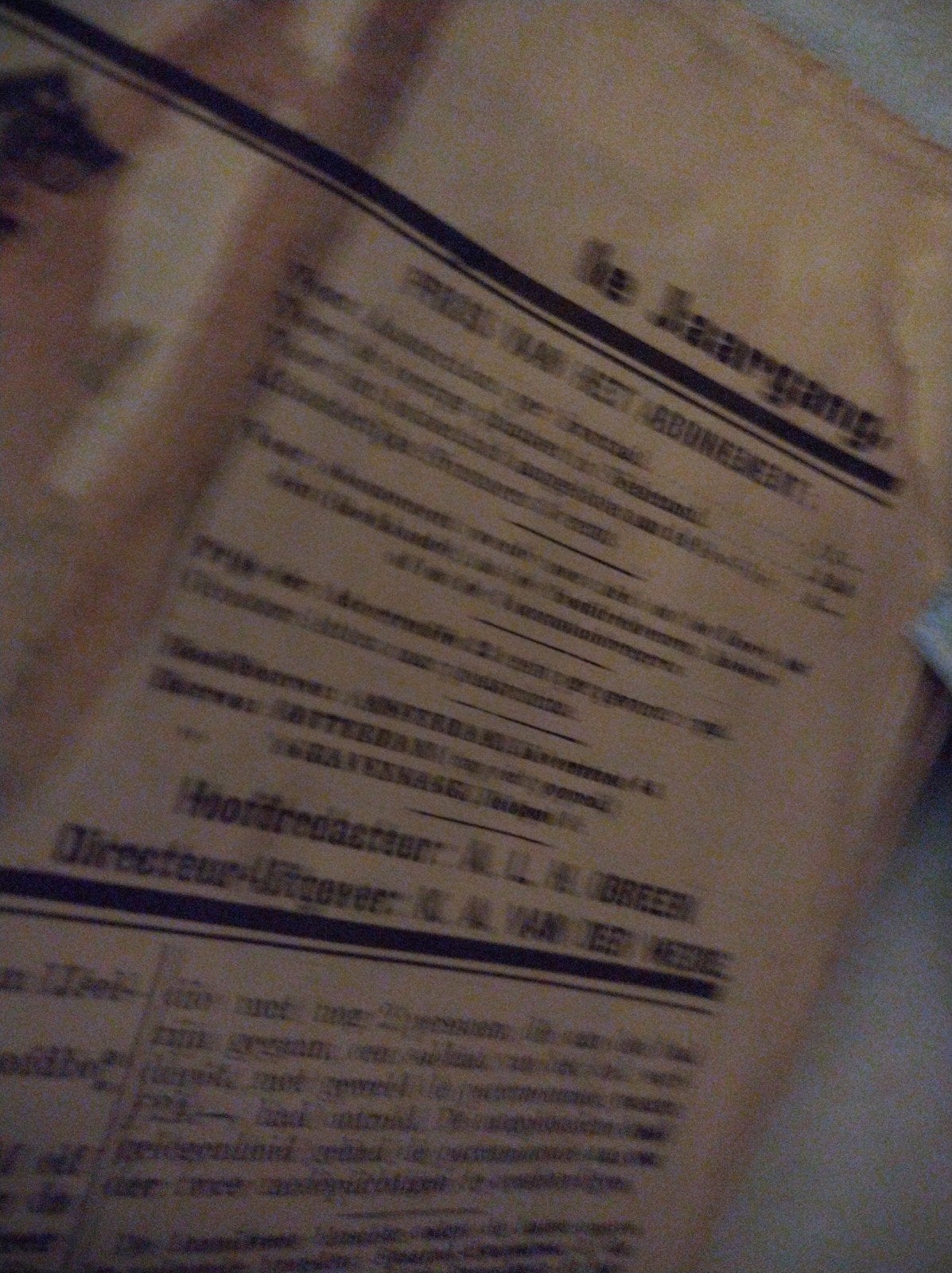oude Telegraaf, Ophalen of Verzenden, Gelezen