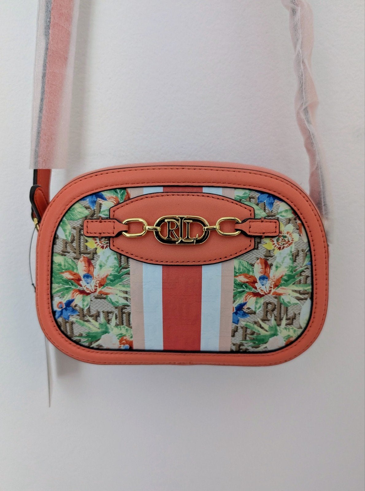 Lauren Ralph Lauren schoudertas – nieuw met kaartjes, Ophalen of Verzenden, Nieuw, Oranje, Schoudertasje