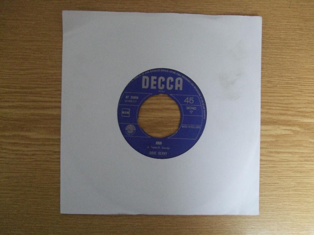 DAVE BERRY     MAMA / ANN, Cd's en Dvd's, 7 inch, Single, Ophalen of Verzenden, Zo goed als nieuw