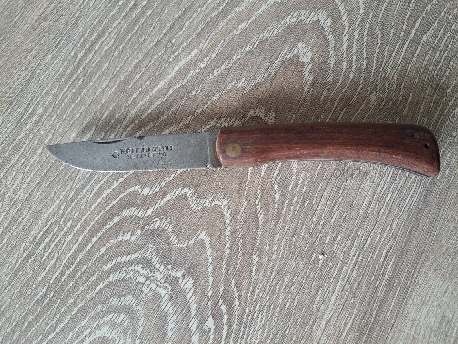 Vintage Friedr. Herder Abr Sohn Zakmes - Solingen, Duitsland, Ophalen of Verzenden
