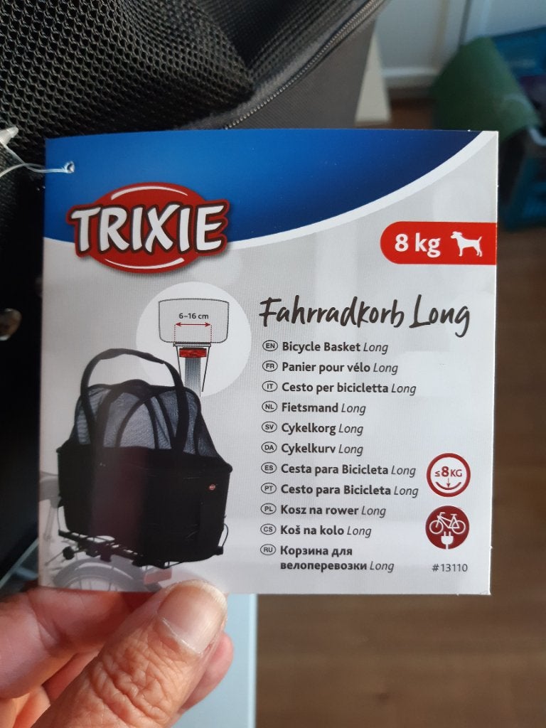 Hondenfietsmand Trixie, Dieren en Toebehoren, Trixie, Ophalen, Nieuw, Hondenfietsmand