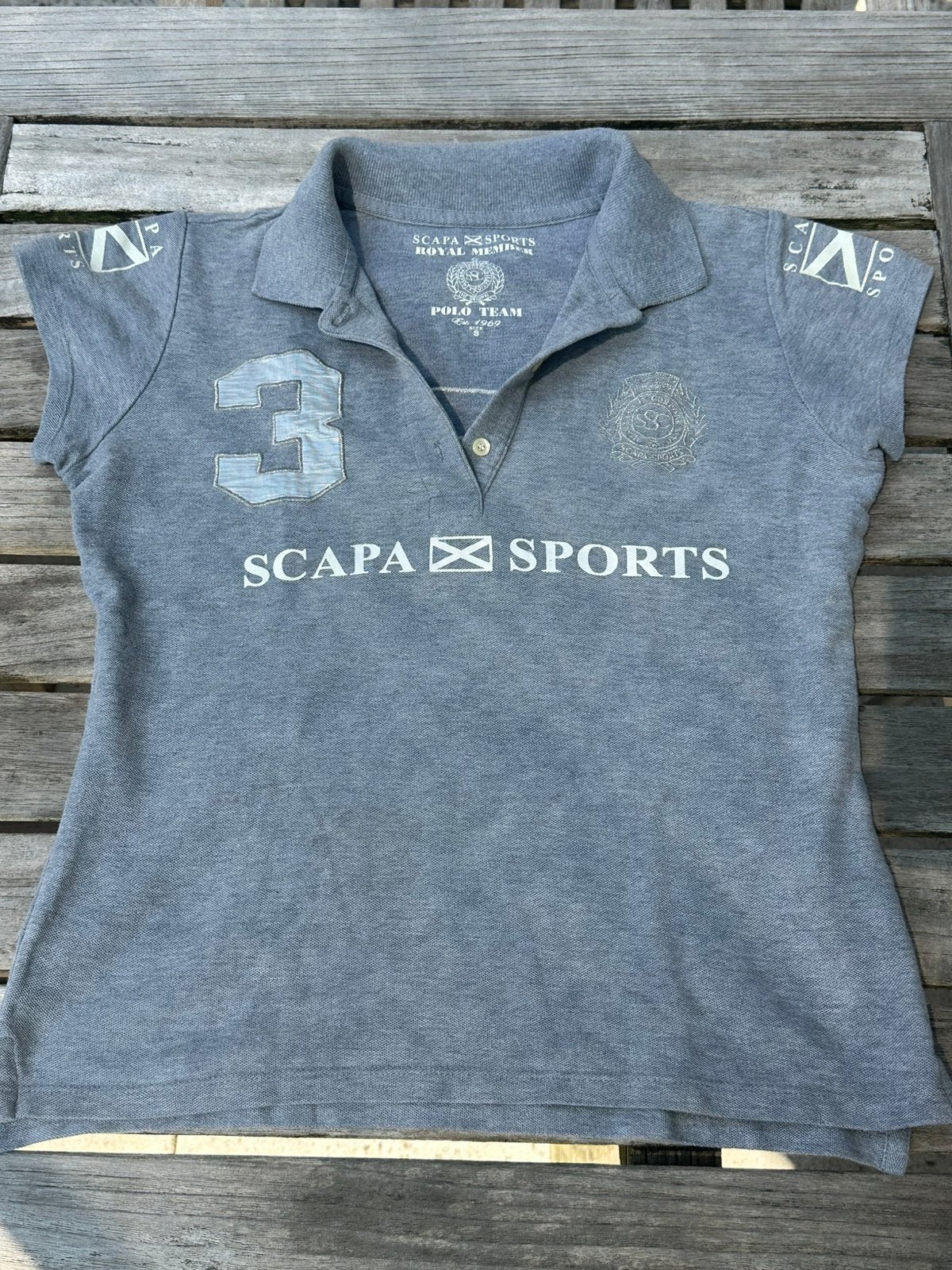 Scapa Sports polo shirt, Ophalen of Verzenden, Zo goed als nieuw, Grijs