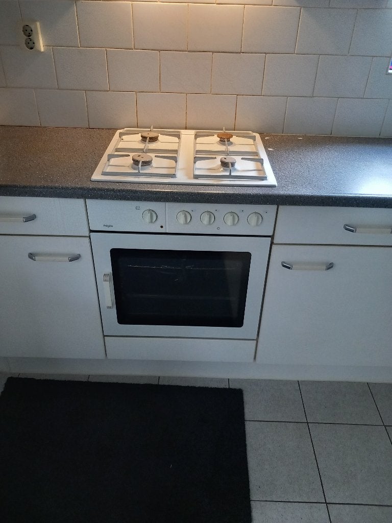 Keuken, Ophalen, Gebruikt, Wit, Enkelwandige keuken
